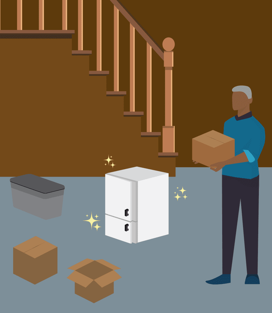self storage tips - packing boxes