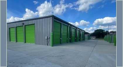 Drive-up storage units