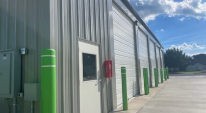 Drive-up storage units