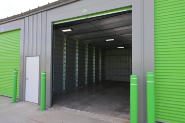 an open drive-up storage unit/RV, boat, or vehicle garage