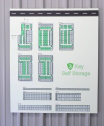 Map of entire storage facility